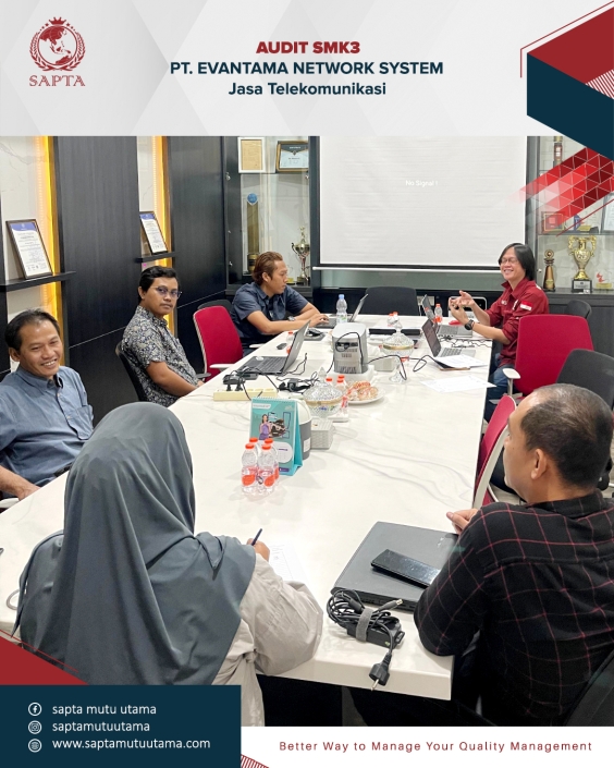 Audit SMK3 Kemnaker RI PT Evantama Network System