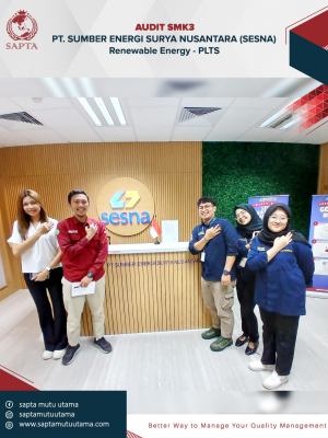 Audit SMK3 Kemnaker RI PT Sumber Energi Surya Nusantara