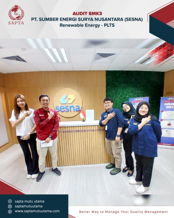 Audit SMK3 Kemnaker RI PT Sumber Energi Surya Nusantara